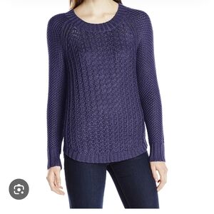 Calvin Klein Jeans Women's Cable Knit Sweater - Dark Purple
